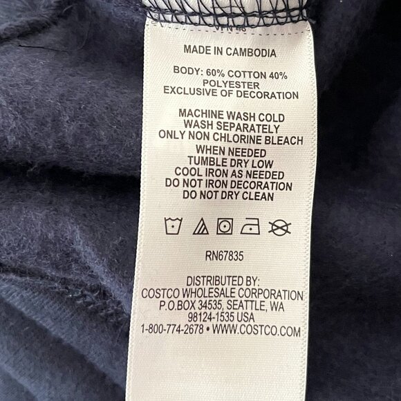 Men's Nautica Navy Blue Sweatpants with Pockets Size Small - Picture 5 of 5